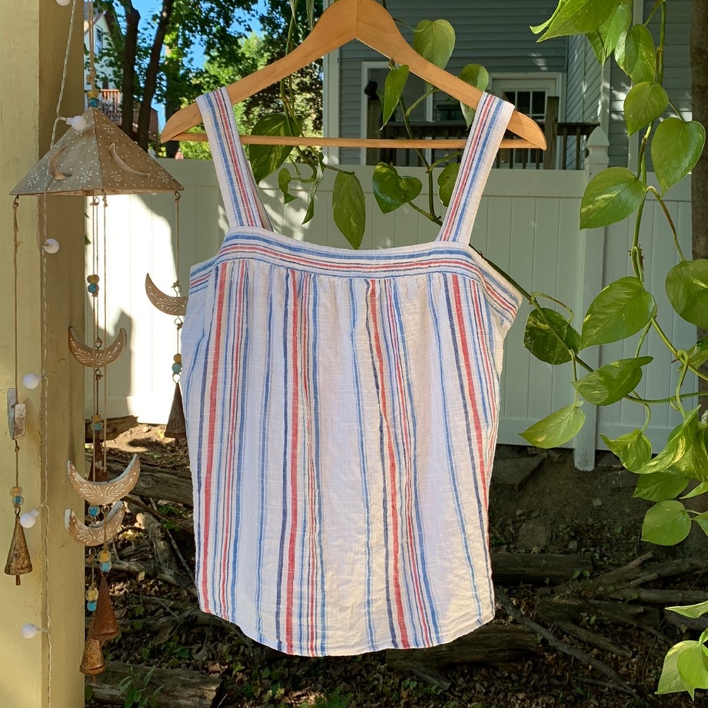 Gap striped cotton tank